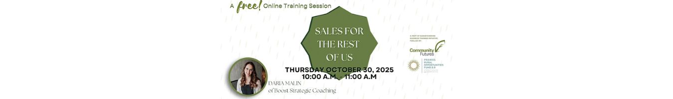 Sales for the Rest of Us Webinar