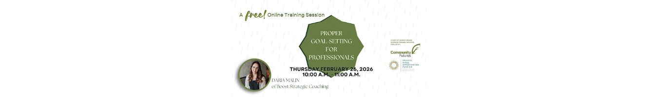 Proper Goal Setting for Professionals Webinar