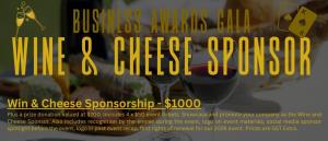 Wine and Cheese Sponsor for the 2025 Business Gala