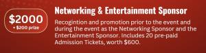 Networking & Entertainment Sponsor - 16NOV2024