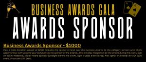 Business Awards Sponsor for the 2026 Business Gala