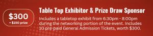 Table Top Exhibitor & Prize Draw Sponsor