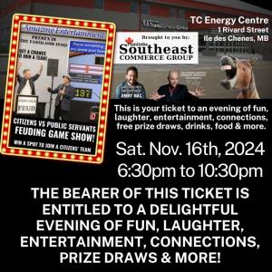 Entertainment Evening, Magic, Prizes, Game Show Feud, Comedian - Sat. Nov. 16th